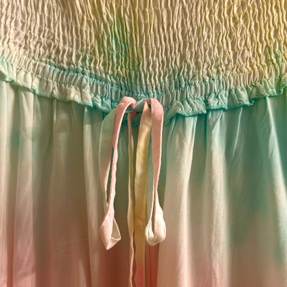 Women’s Kiwi & Punch pastel tie dye jumpsuit. Size L - Picture 3 of 6